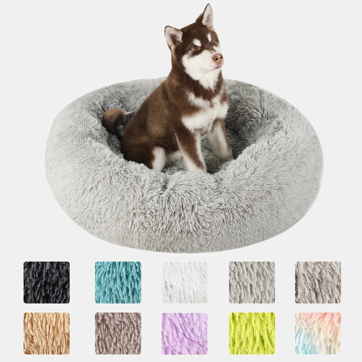 Fluffy Calming Dog / Cat Bed