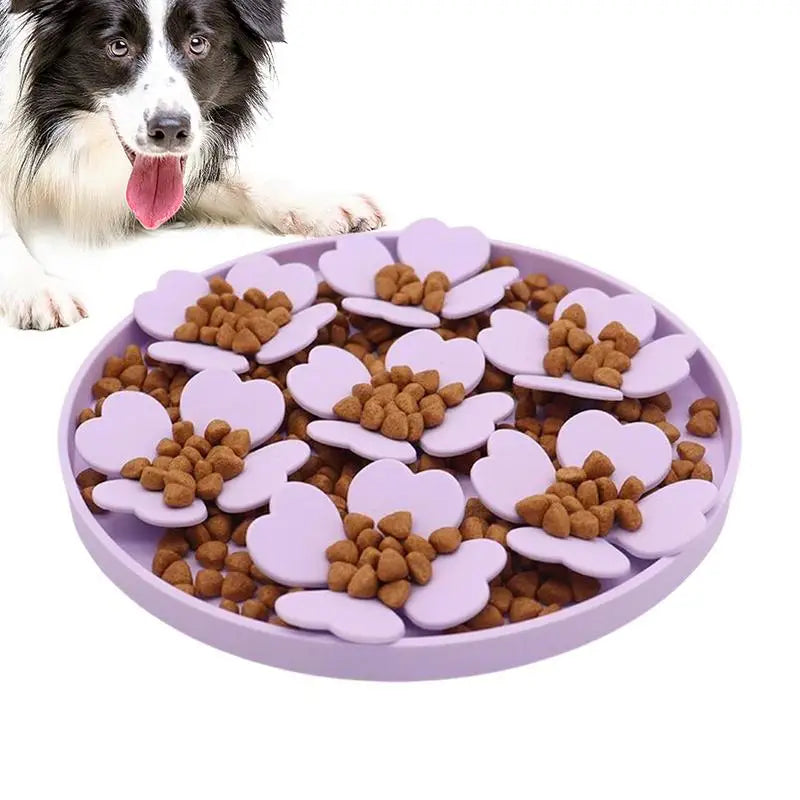Dog/Cat Lick Mat - Slow Silicone Food Bowls With Suction Cup Feeding