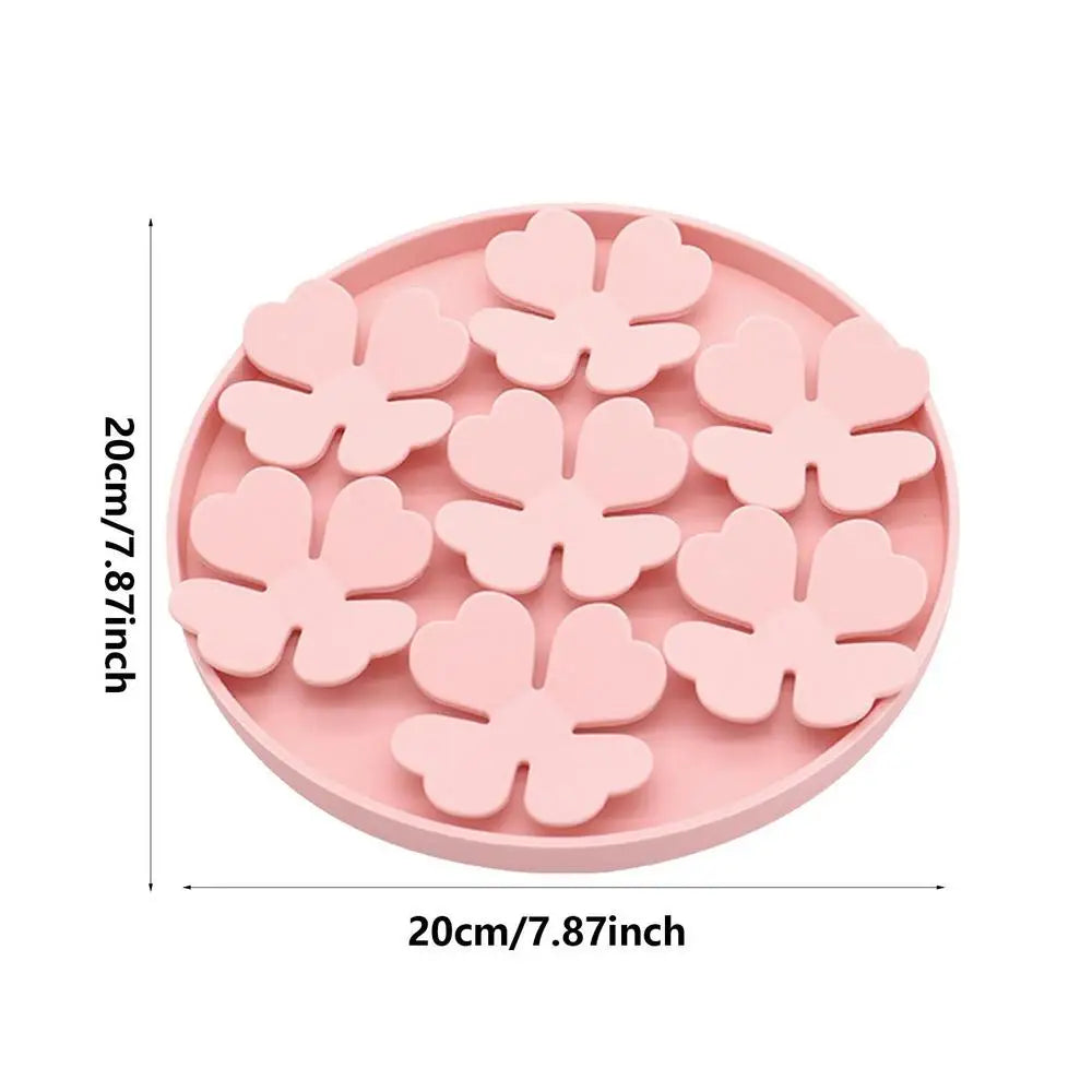 Dog/Cat Lick Mat - Slow Silicone Food Bowls With Suction Cup Feeding