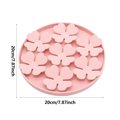 Dog/Cat Lick Mat - Slow Silicone Food Bowls With Suction Cup Feeding